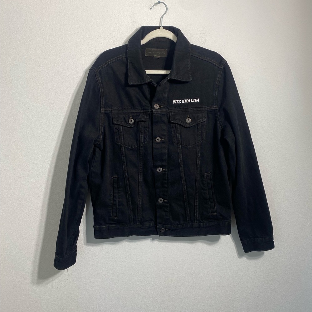 Wiz Khalifa Rapper Hip Hop Denim Trucker Jacket - Picture 3 of 6